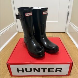 NWT Hunter Women's Original Short Gloss Rain Boots